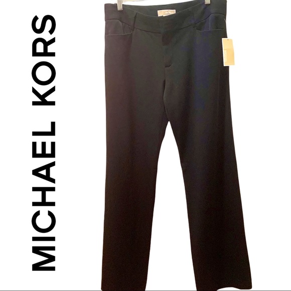 MICHAEL Michael Kors Pants - Michael Kors Black Basics dress Pants 10 NWT
